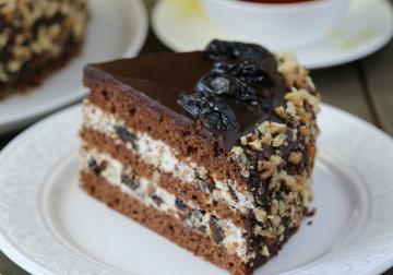 Ciasto „Śliwki w czekoladzie”. Pyszne!